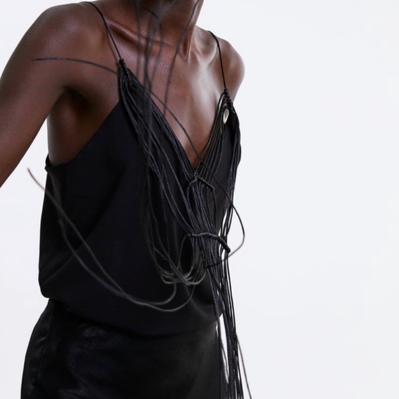 Zara Tops - ZARA Macrame top